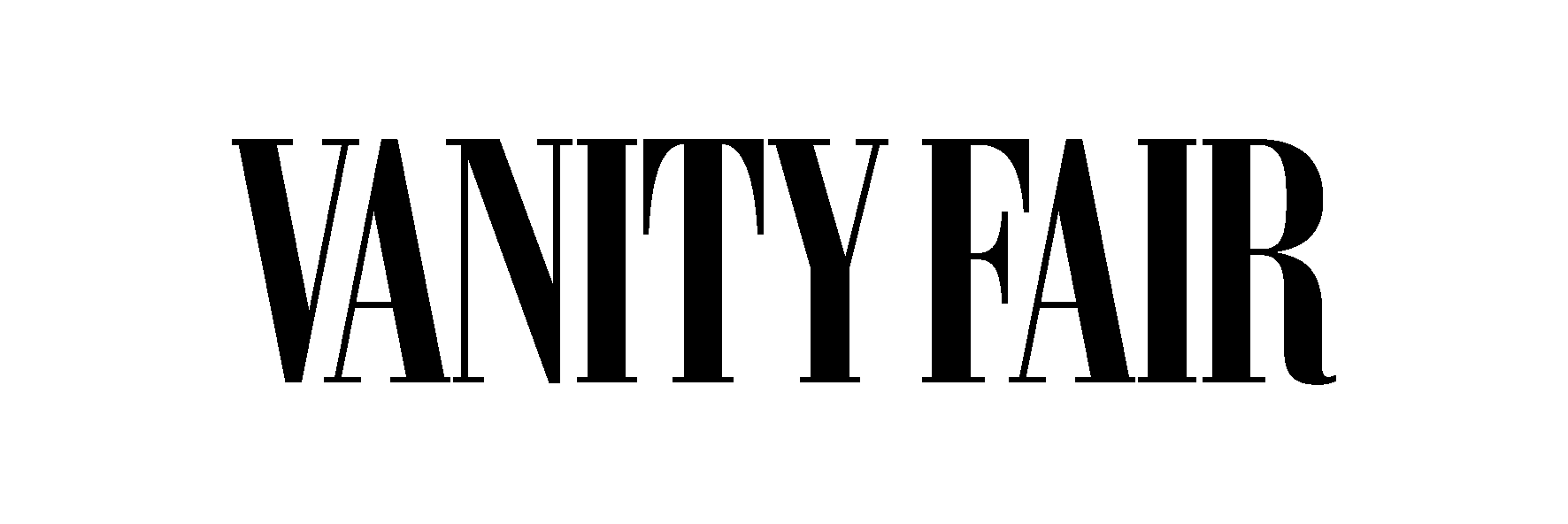 Vanity Fair logo in black text on a white background. Baron & Buck store display featuring graphic t-shirts and hoodies, showcasing bold streetwear designs that blend self-expression and edgy humor. Featured in Vanity Fair, GQ Magazine, Bazaar, Forbes and The New Yorker.